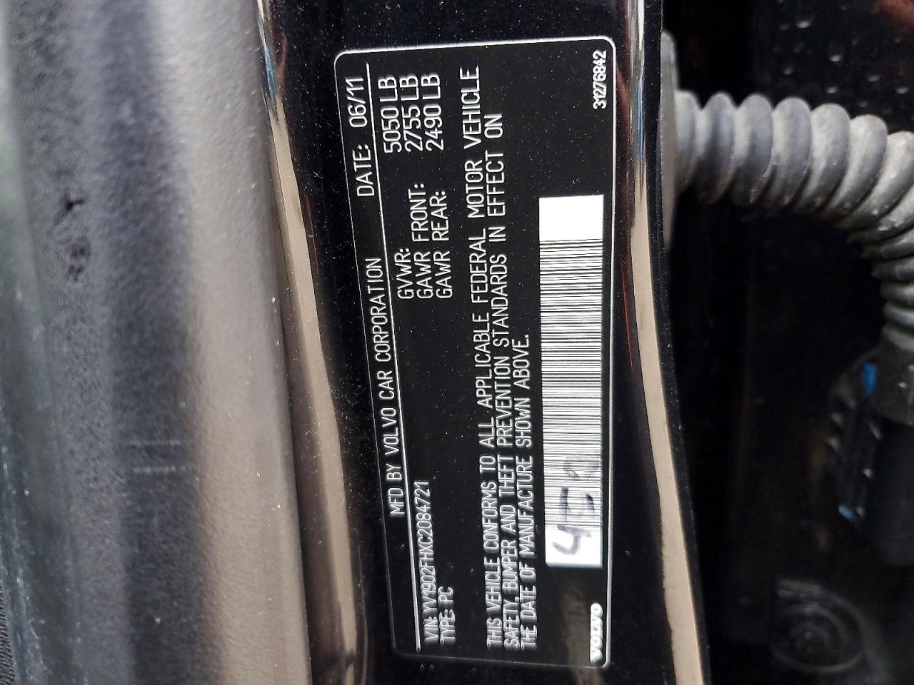 2012 VOLVO S60 T6 photo 23