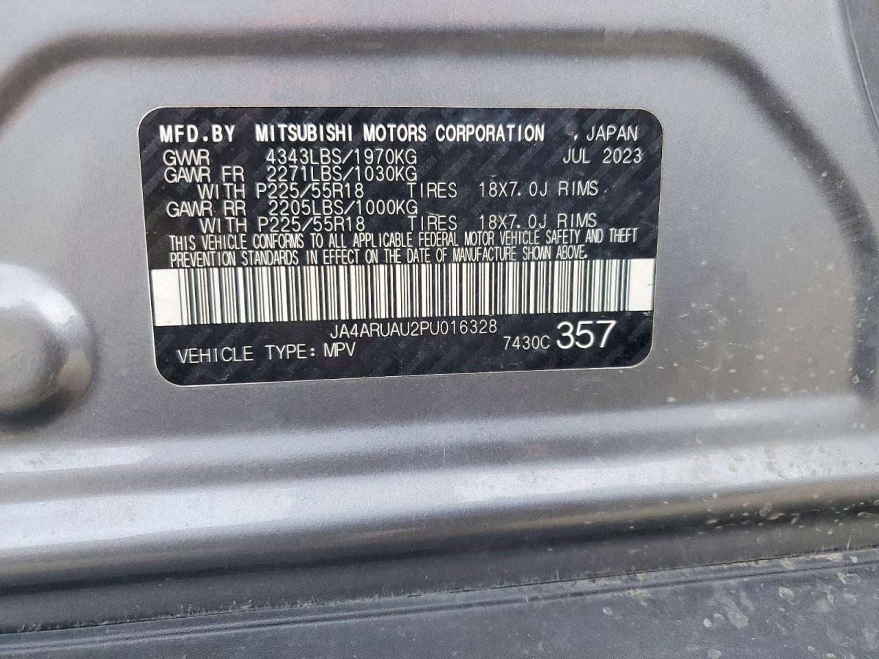 2023 MITSUBISHI OUTLANDER SPORT S/SE photo 13