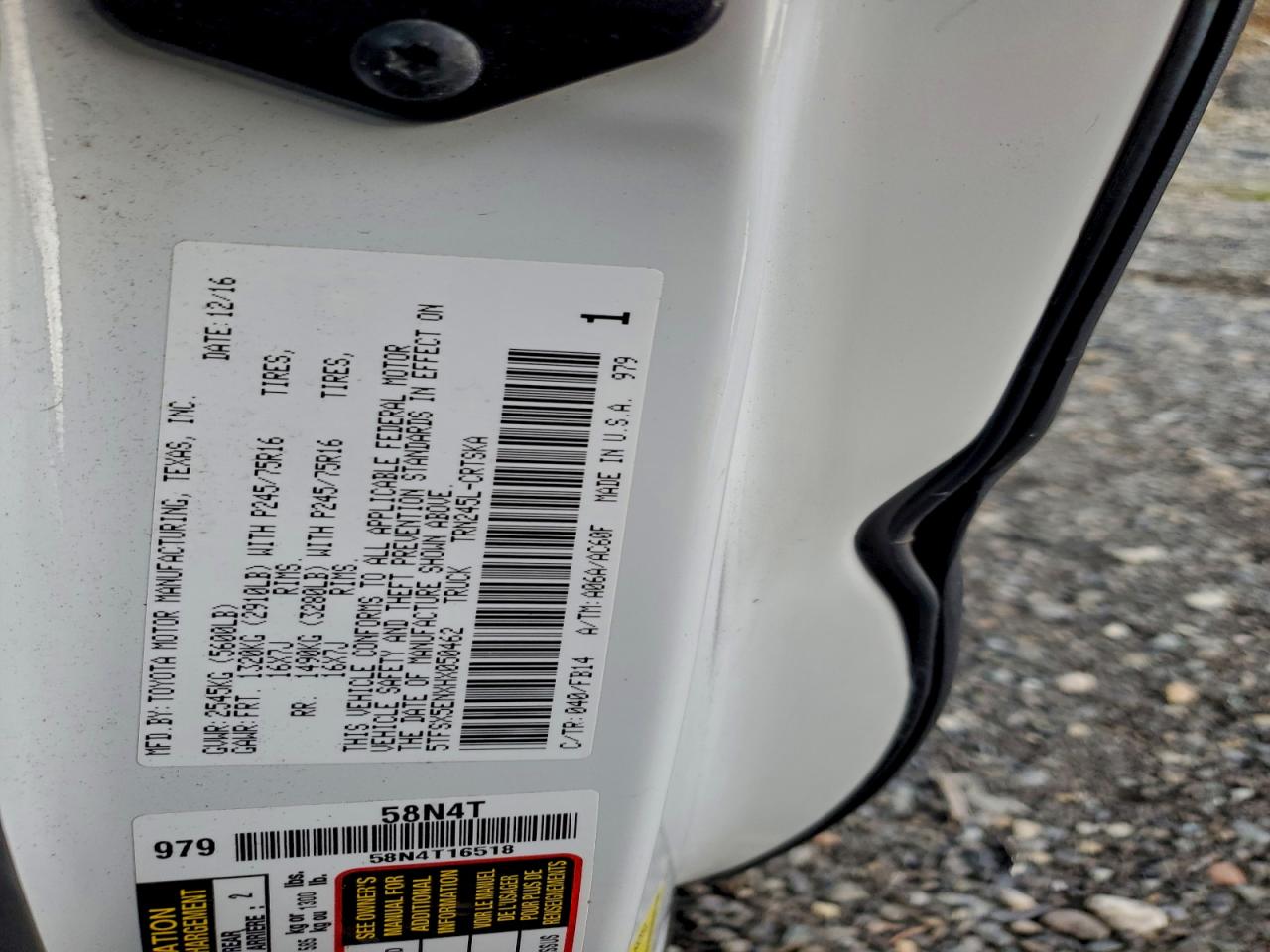2017 TOYOTA TACOMA ACCESS CAB photo 12