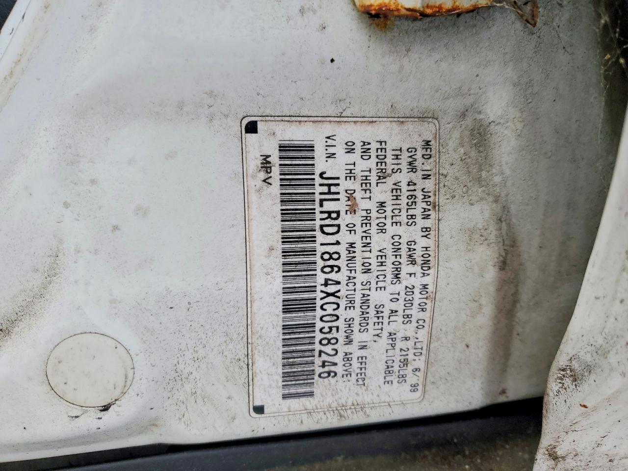 1999 HONDA CR-V photo 13