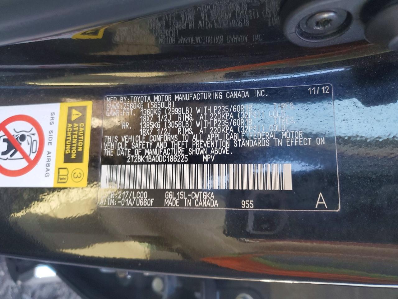 2013 LEXUS RX 350 BASE photo 13