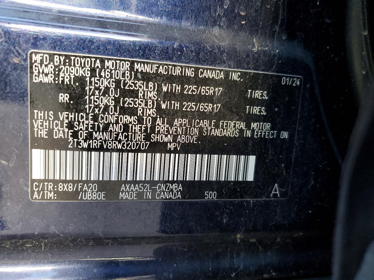 2024 TOYOTA RAV4 XLE photo 12