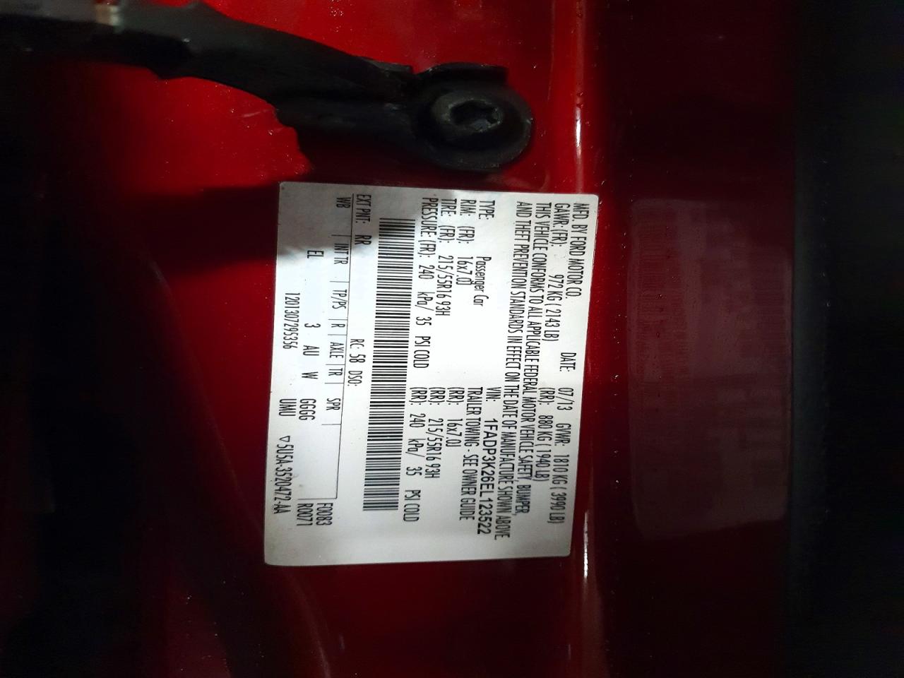 2014 FORD FOCUS SE photo 23