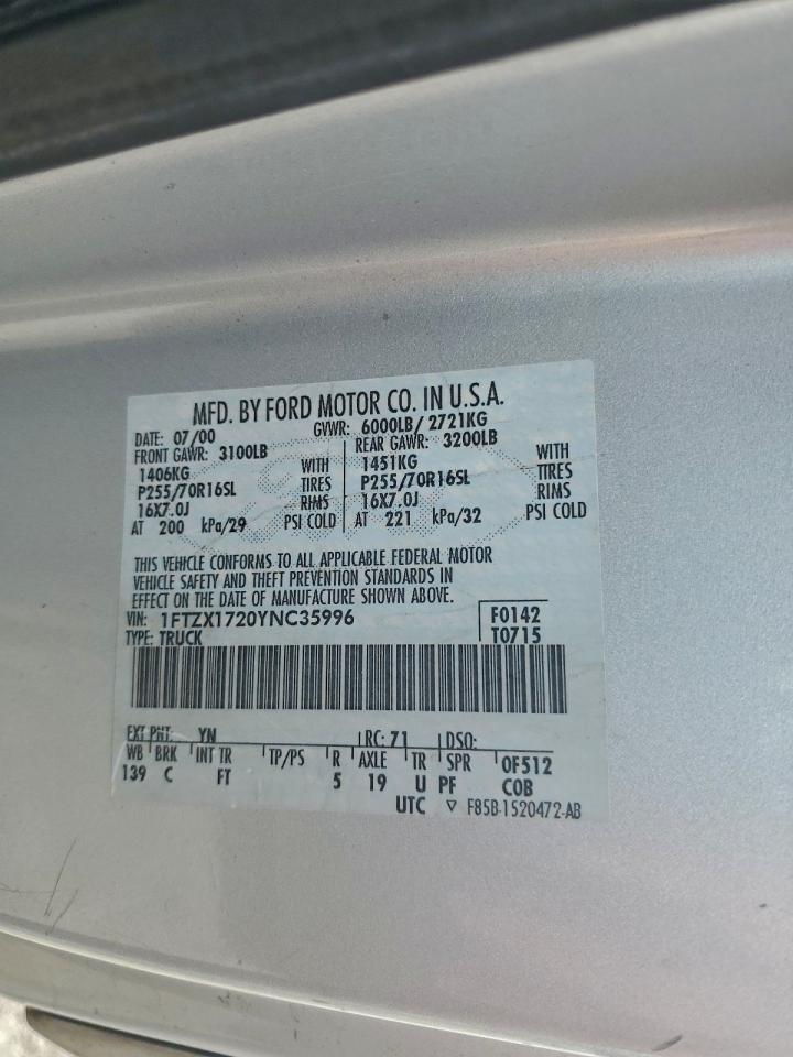2000 FORD F150 photo 12