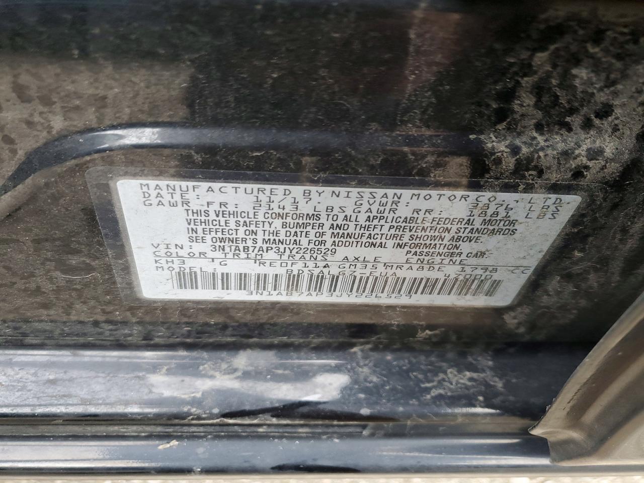 2018 NISSAN SENTRA S photo 34