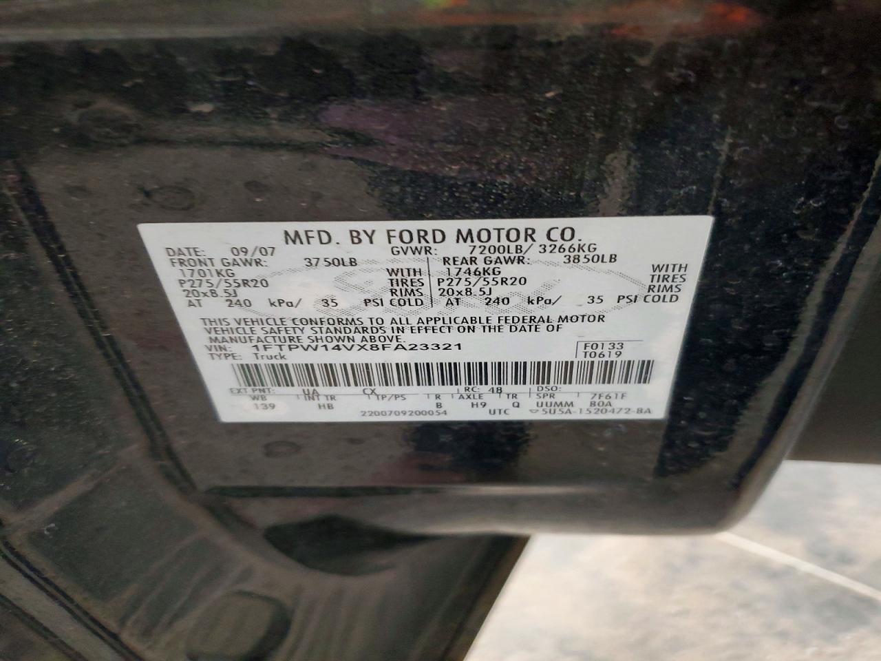 2008 FORD F150 SUPERCREW photo 23