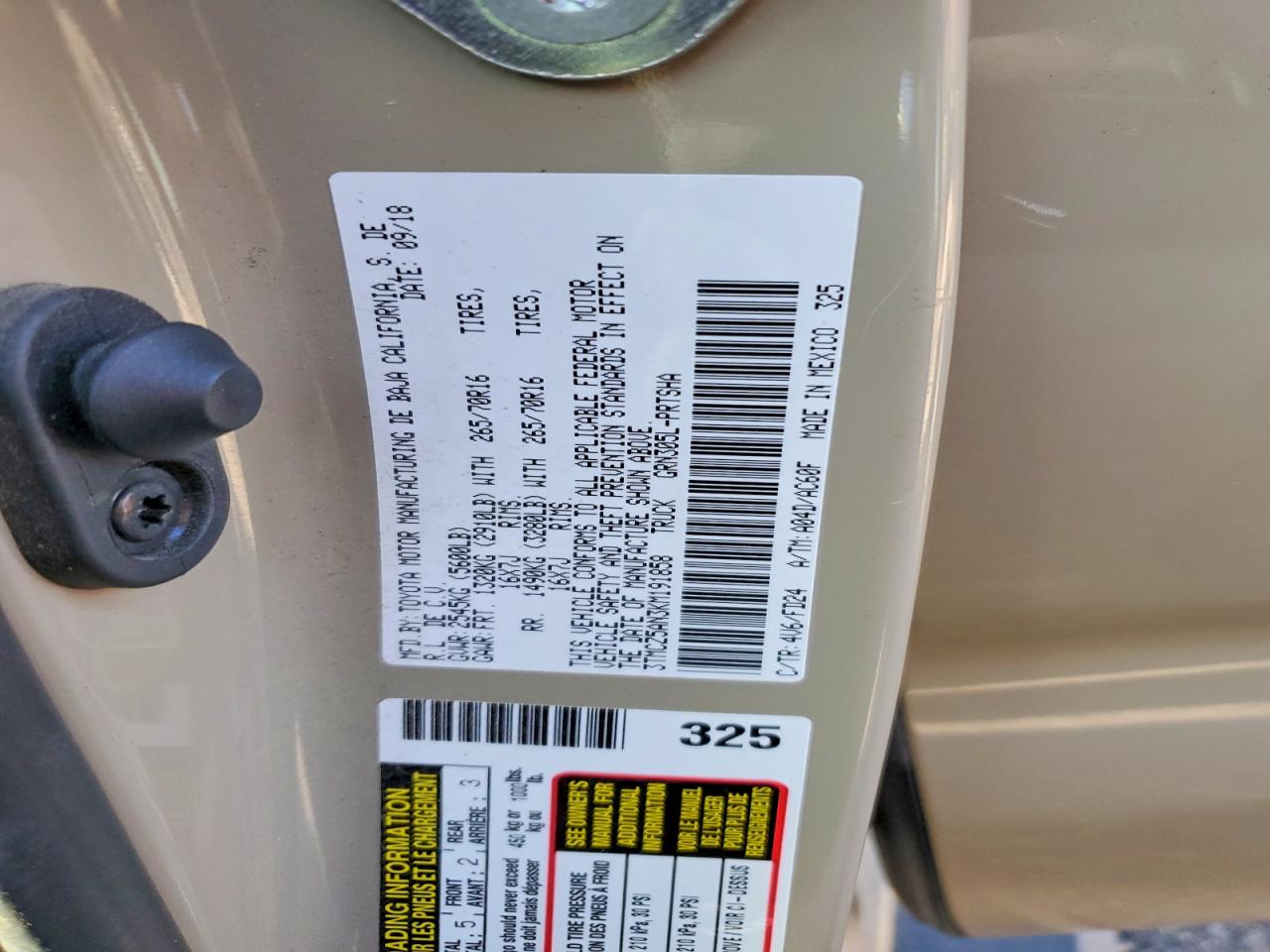 2019 TOYOTA TACOMA TRD OFF ROAD photo 23