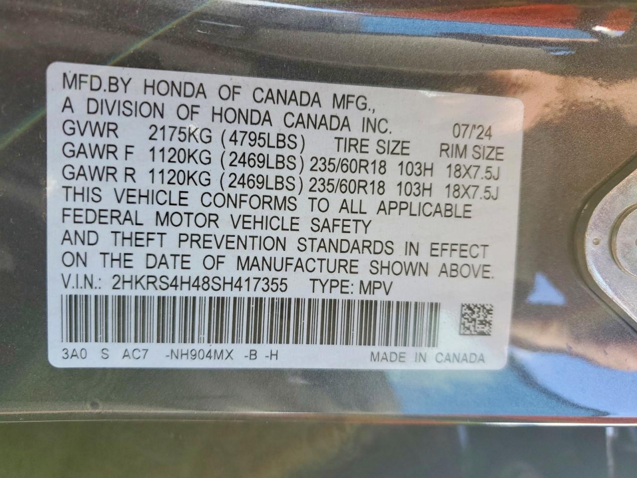 2025 HONDA CR-V EX photo 13