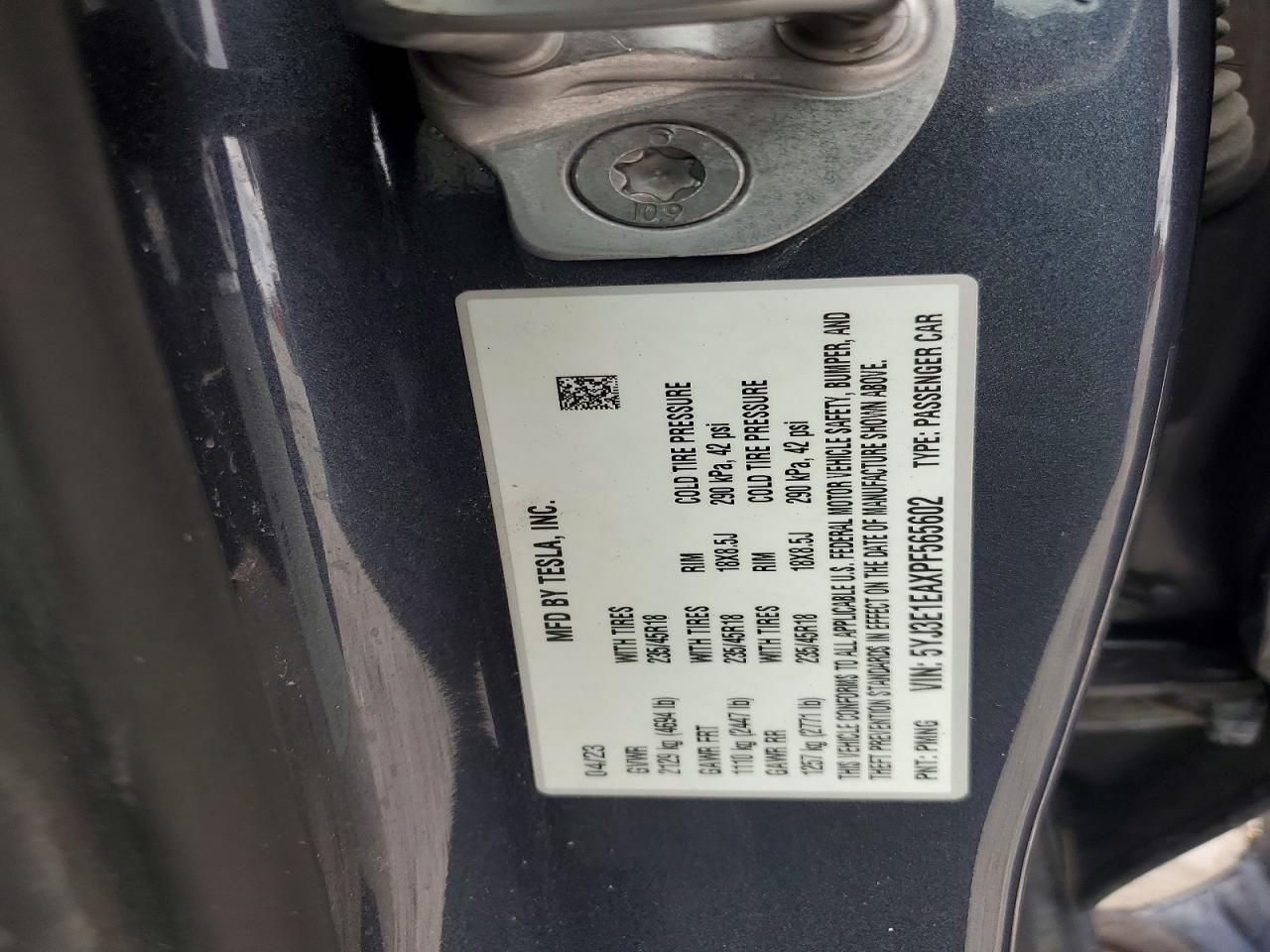 2023 TESLA MODEL 3 photo 12