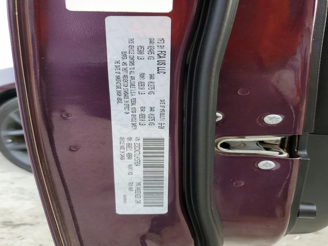 2020 DODGE CHARGER R/T photo 12