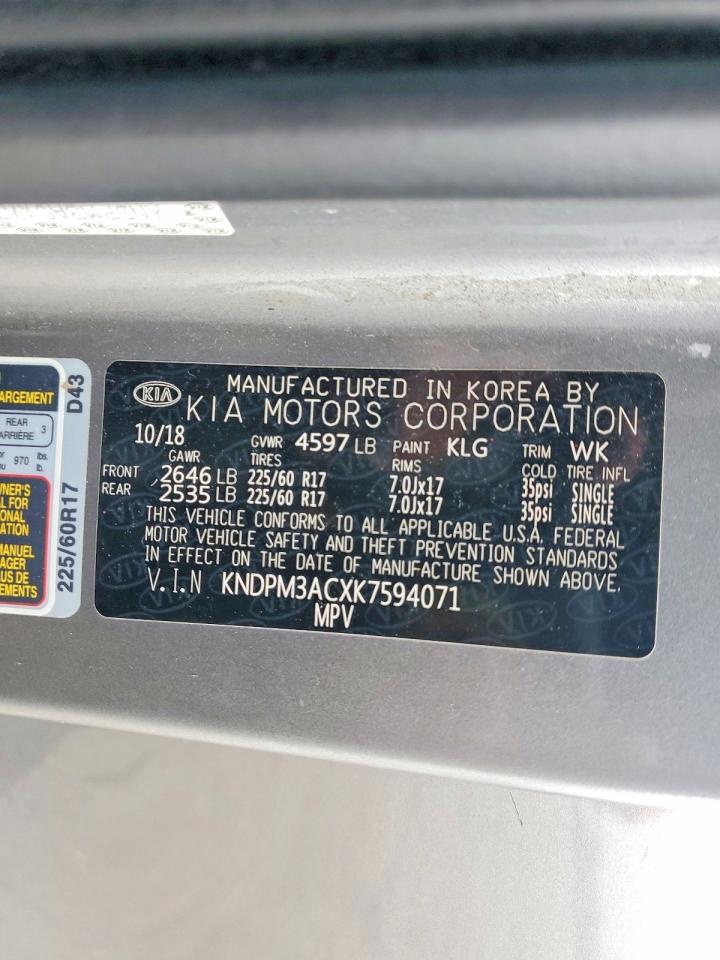2019 KIA SPORTAGE LX photo 25