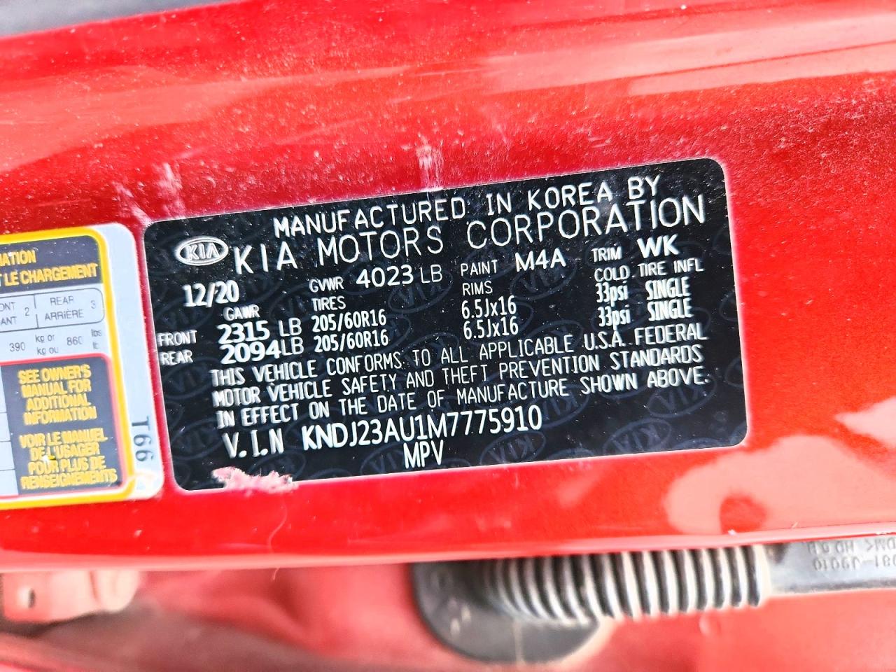 2021 KIA SOUL LX photo 37