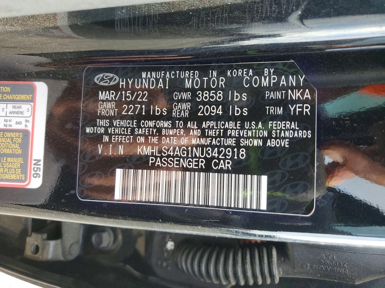 2022 HYUNDAI ELANTRA SEL photo 12