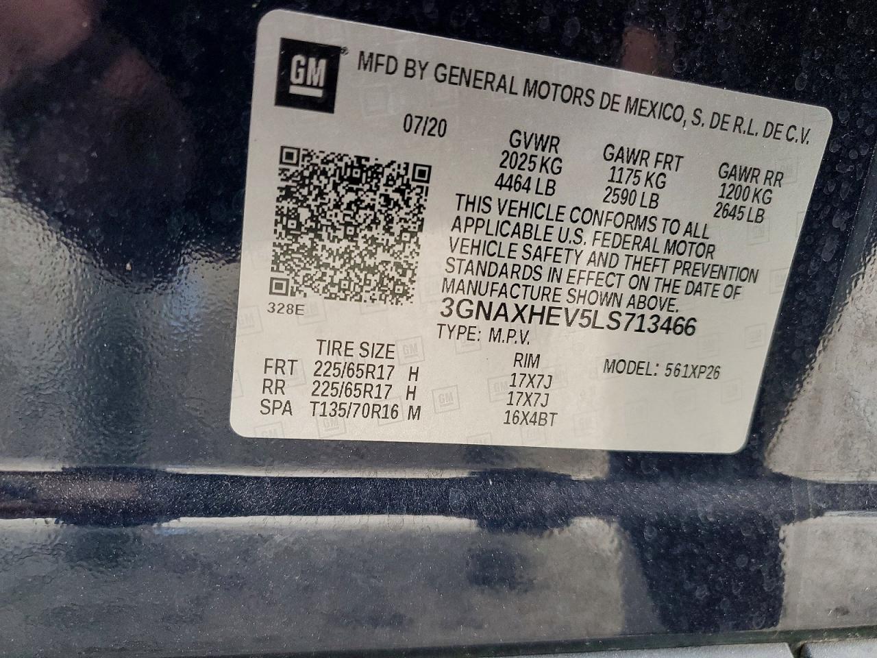 2020 CHEVROLET EQUINOX LS photo 37