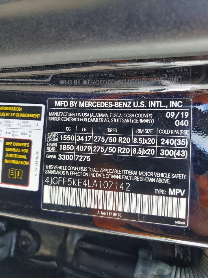 2020 MERCEDES-BENZ GLS 450 4MATIC photo 13
