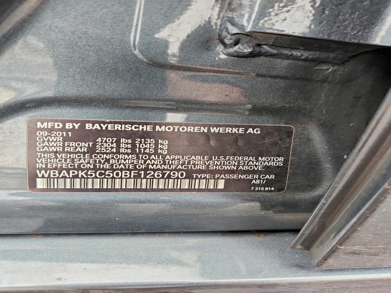 2011 BMW 328 XI SULEV photo 12