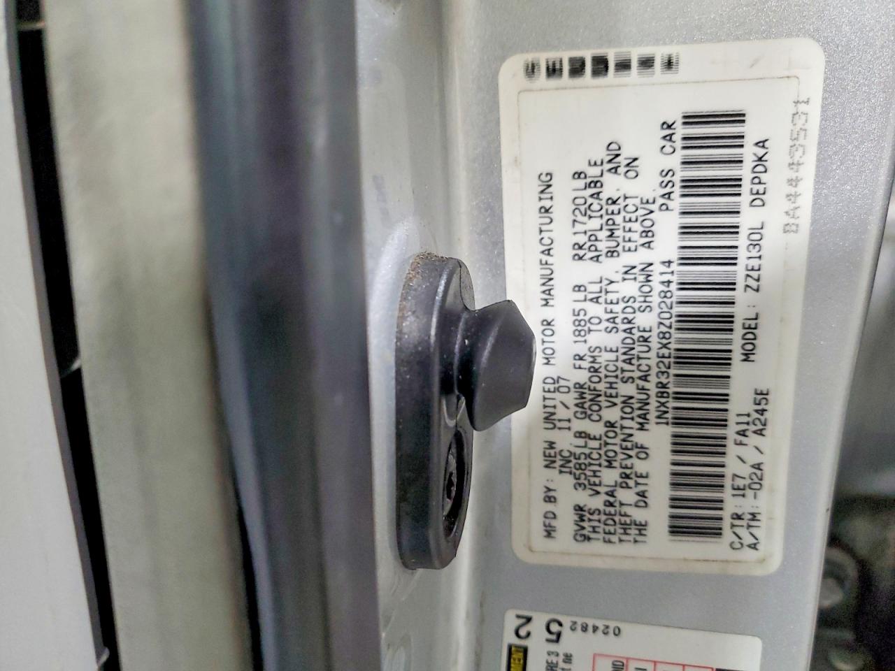 2008 TOYOTA COROLLA CE photo 13