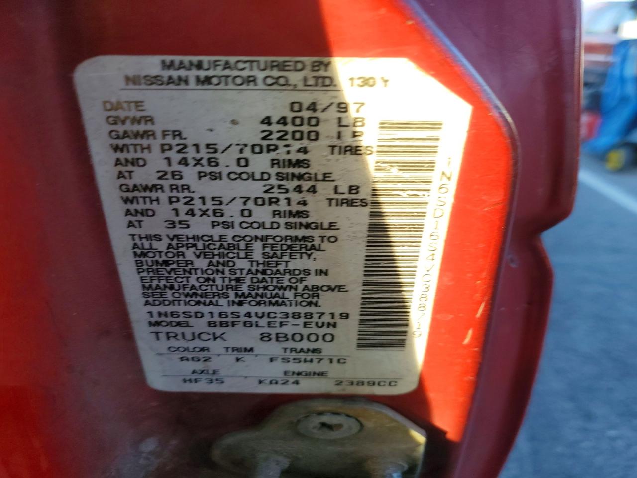 1997 NISSAN TRUCK KING CAB SE photo 12