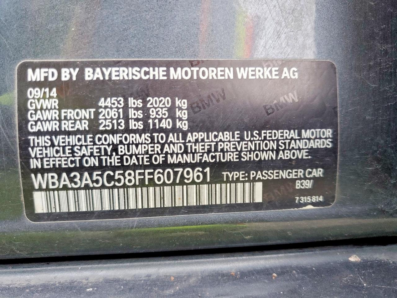 2015 BMW 328 I photo 12