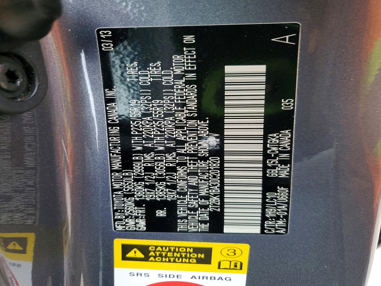 2013 LEXUS RX 350 BASE photo 14