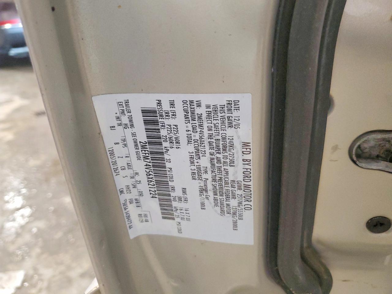 2006 MERCURY GRAND MARQUIS GS photo 12