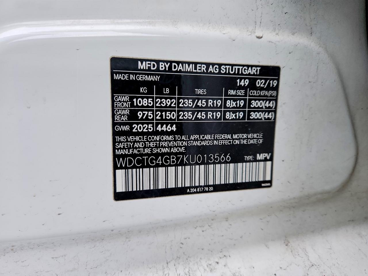 2019 MERCEDES-BENZ GLA 250 4MATIC photo 25
