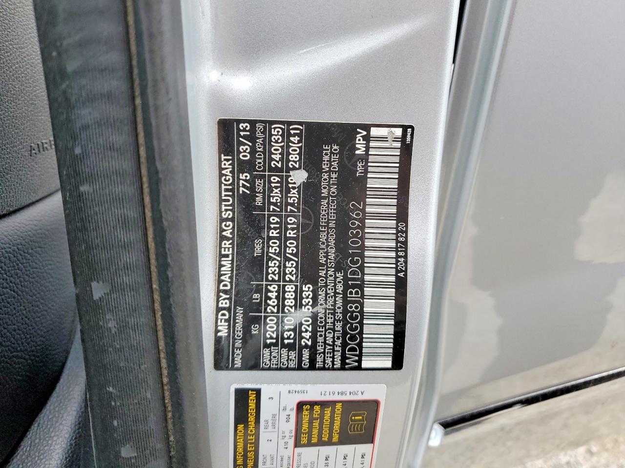 2013 MERCEDES-BENZ GLK 350 4MATIC photo 14