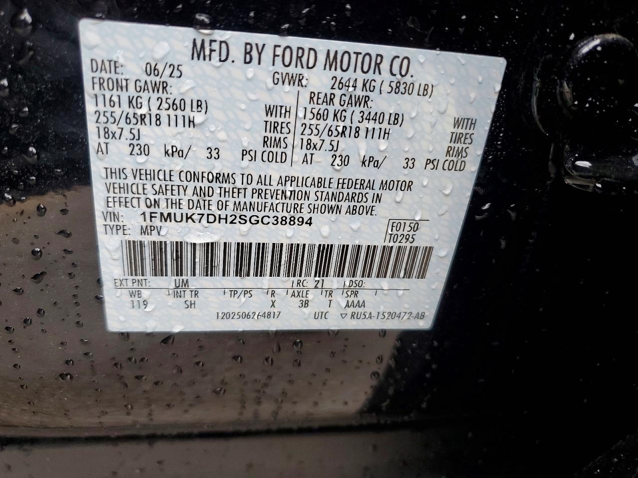 2025 FORD EXPLORER ACTIVE photo 13