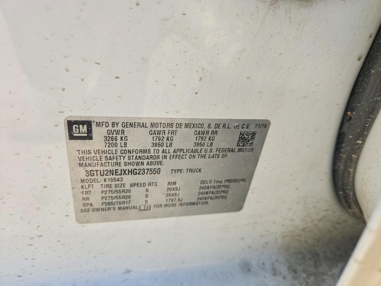 2017 GMC SIERRA K1500 SLT photo 12