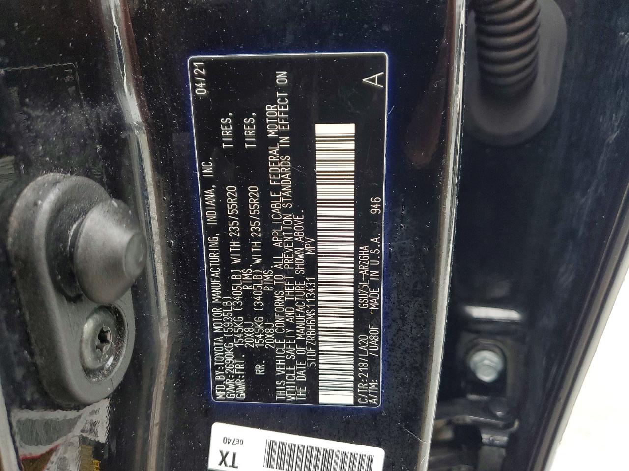 2021 TOYOTA HIGHLANDER PLATINUM photo 27