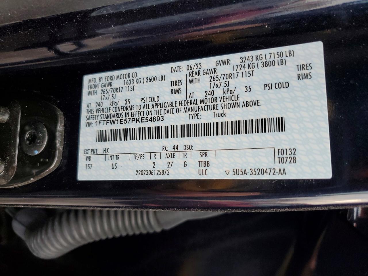 2023 FORD F150 SUPERCREW photo 37