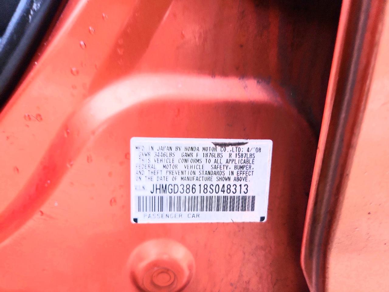 2008 HONDA FIT SPORT photo 12