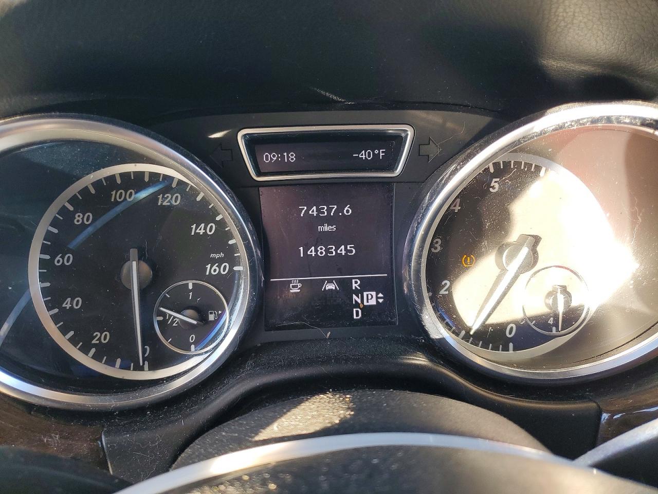 2012 MERCEDES-BENZ ML 350 4MATIC photo 9