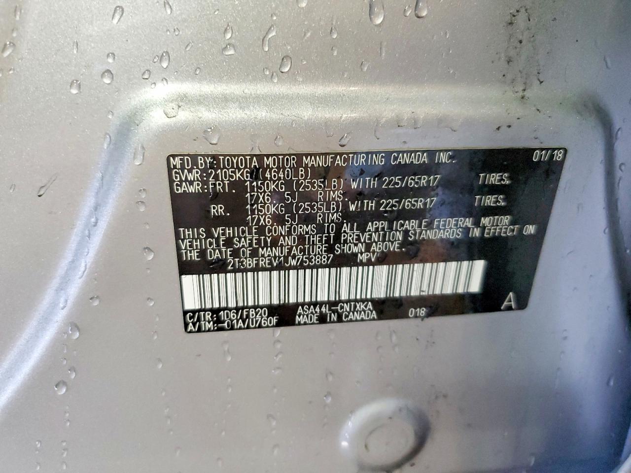 2018 TOYOTA RAV4 LE photo 12