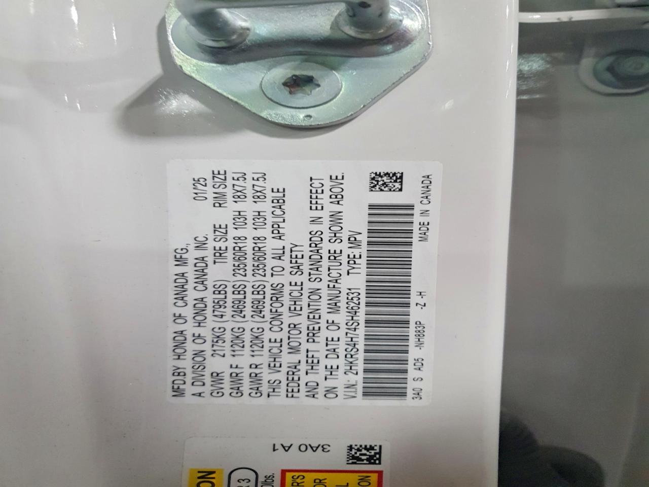 2025 HONDA CR-V EXL photo 13