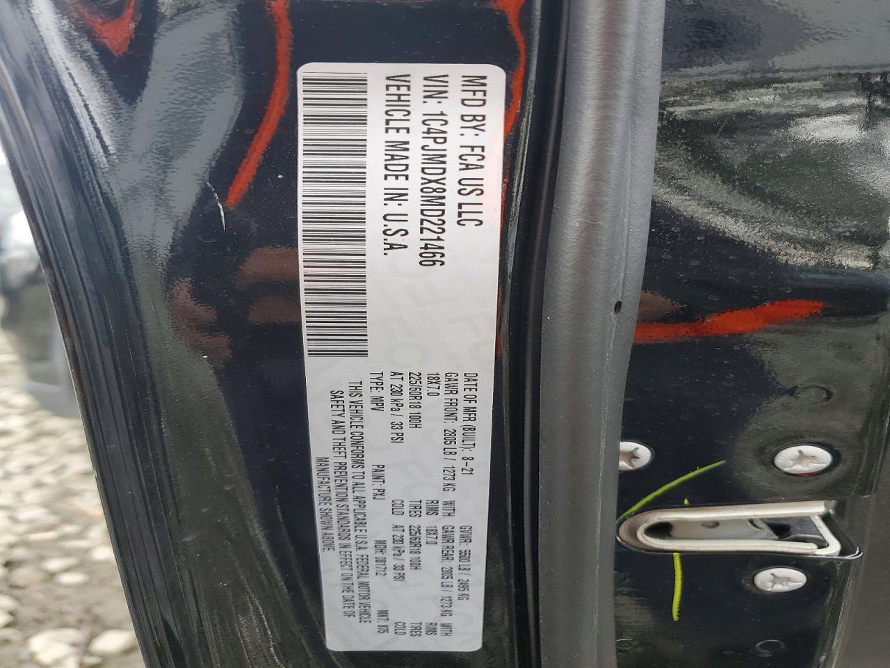 2021 JEEP CHEROKEE LIMITED photo 12
