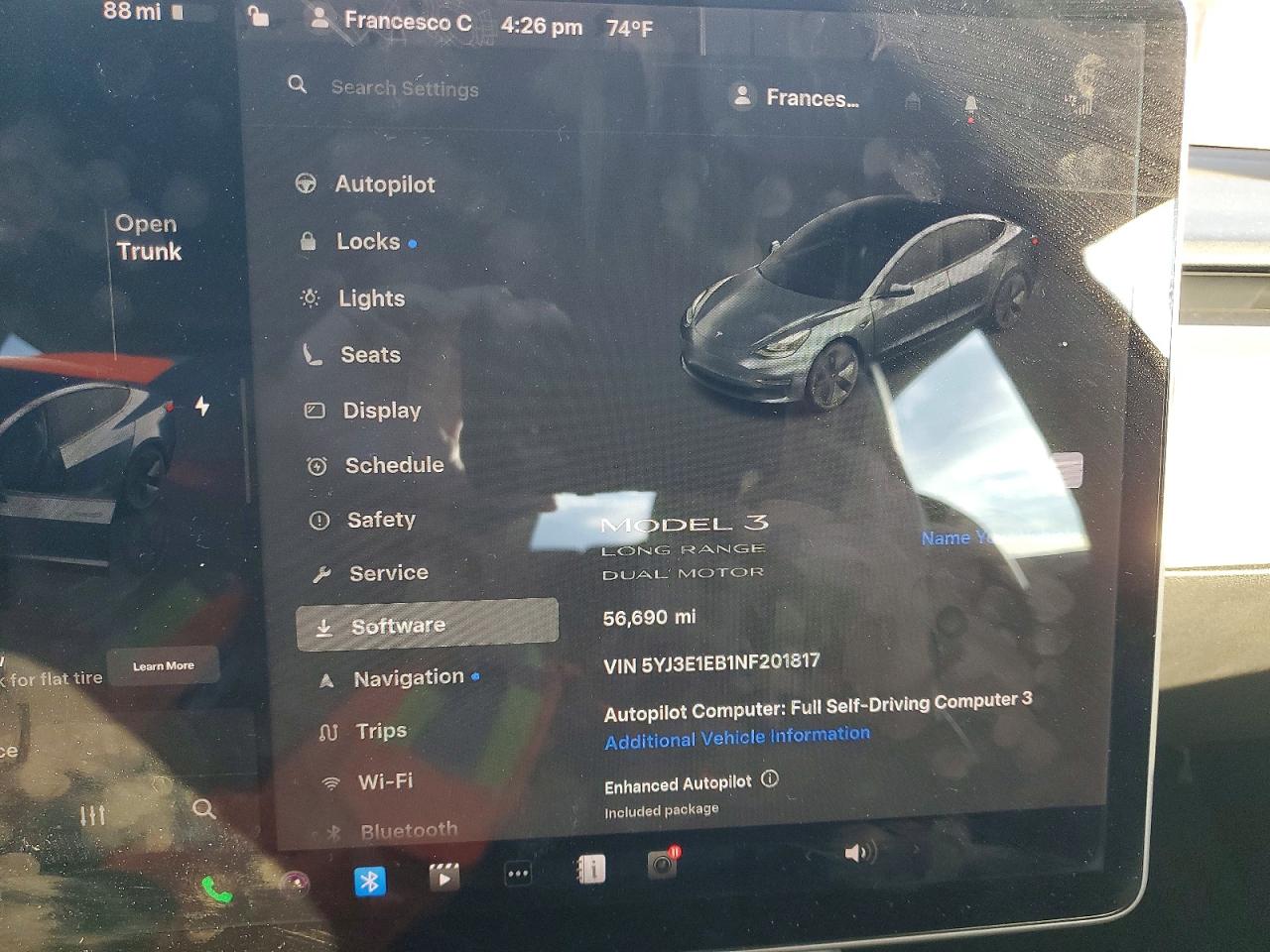 2022 TESLA MODEL 3 photo 9
