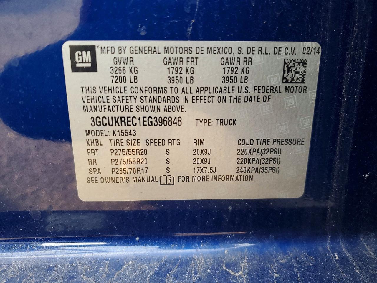 2014 CHEVROLET SILVERADO K1500 LT photo 12