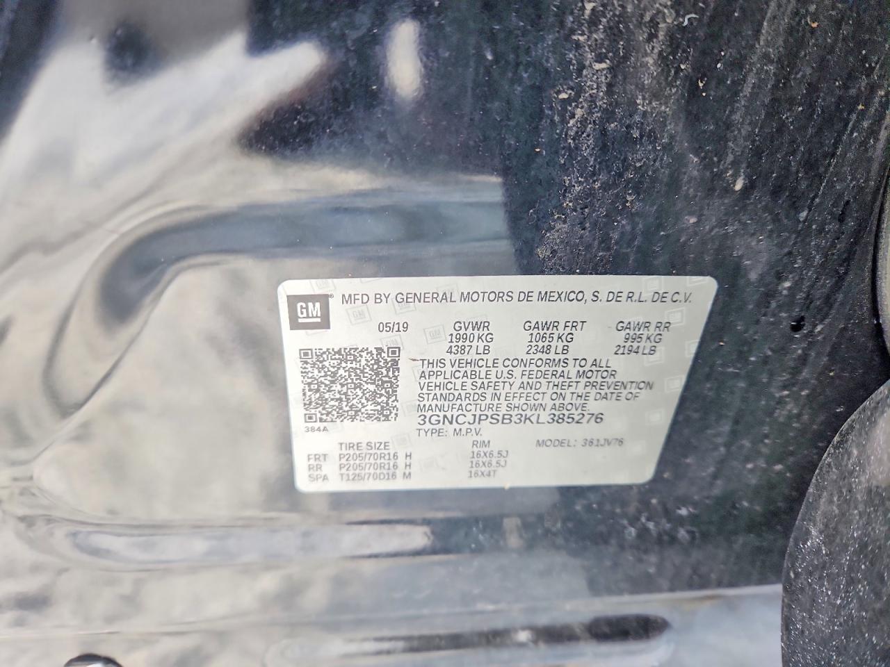 2019 CHEVROLET TRAX 1LT photo 37