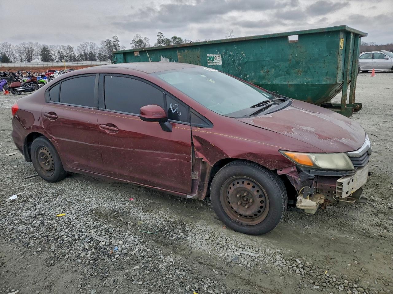 2012 HONDA CIVIC LX photo 4