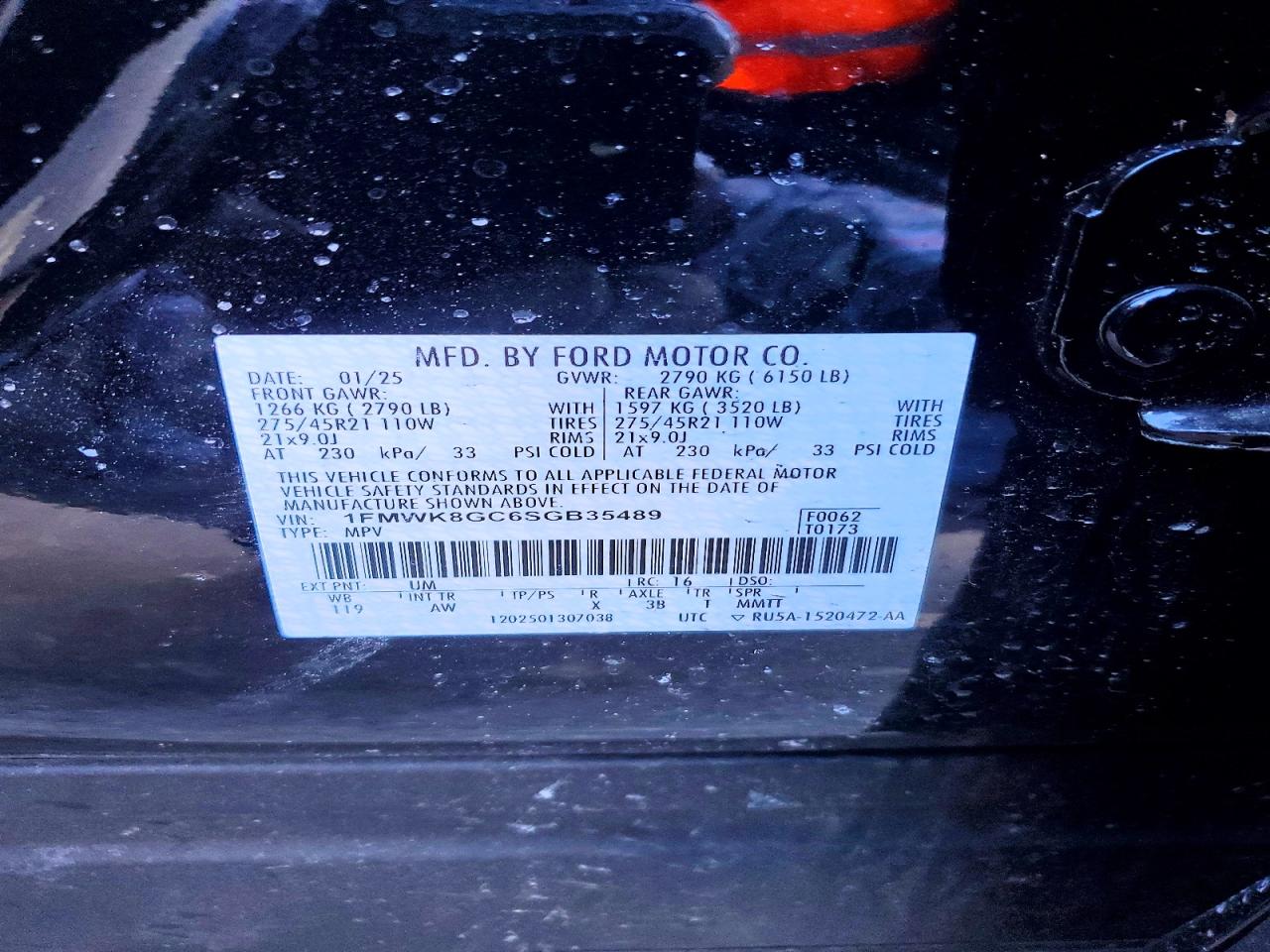 2025 FORD EXPLORER ST photo 13
