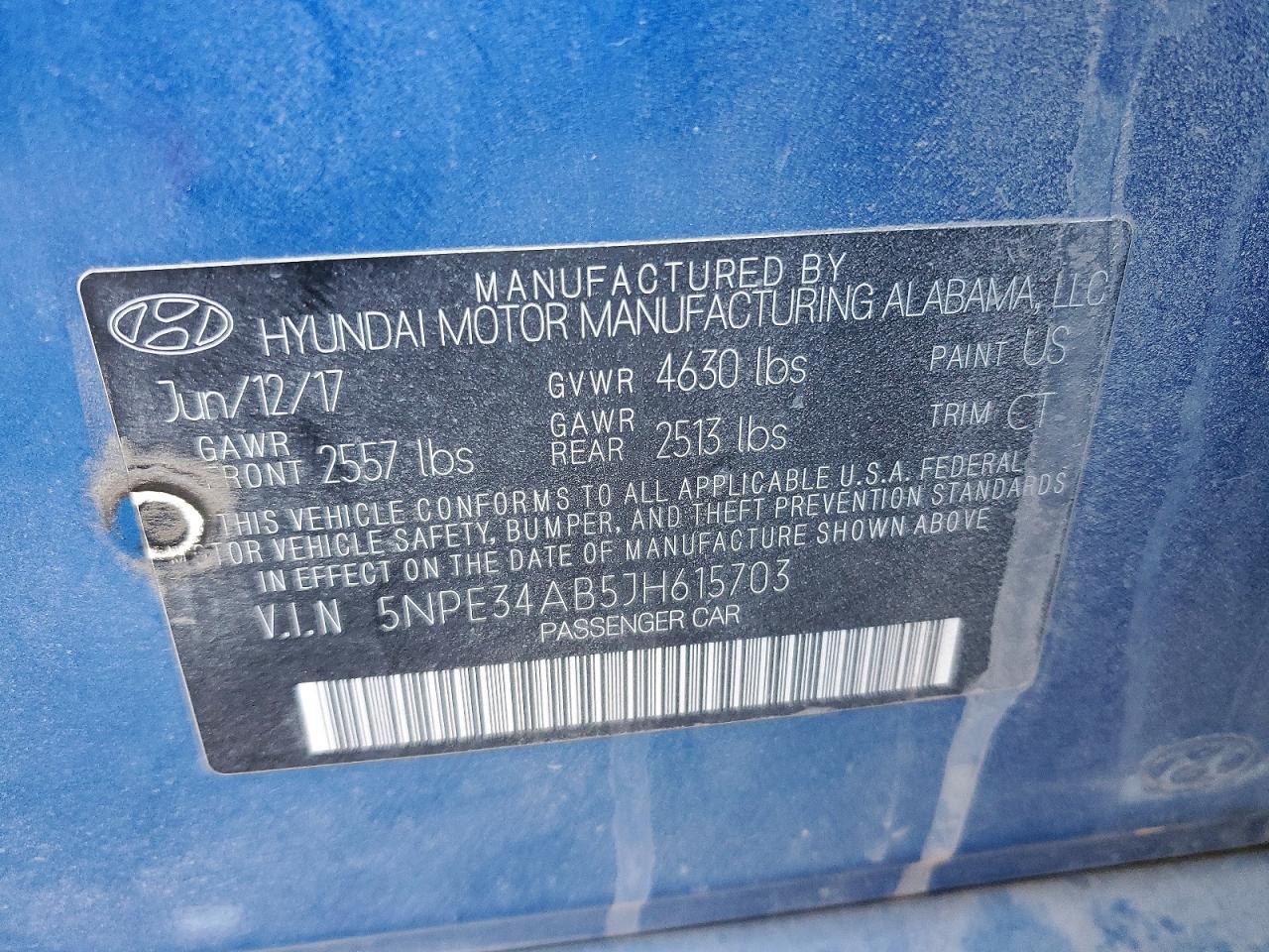 2018 HYUNDAI SONATA SPORT photo 12