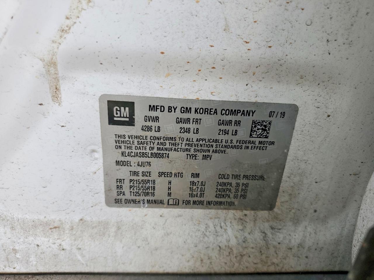 2020 BUICK ENCORE PREFERRED photo 12