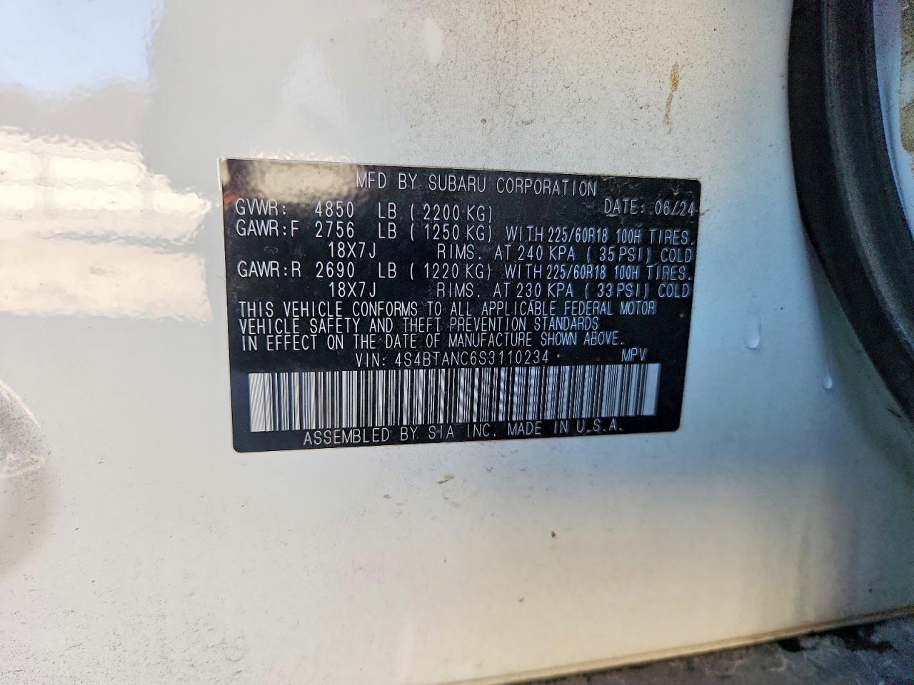 2025 SUBARU OUTBACK LIMITED photo 13