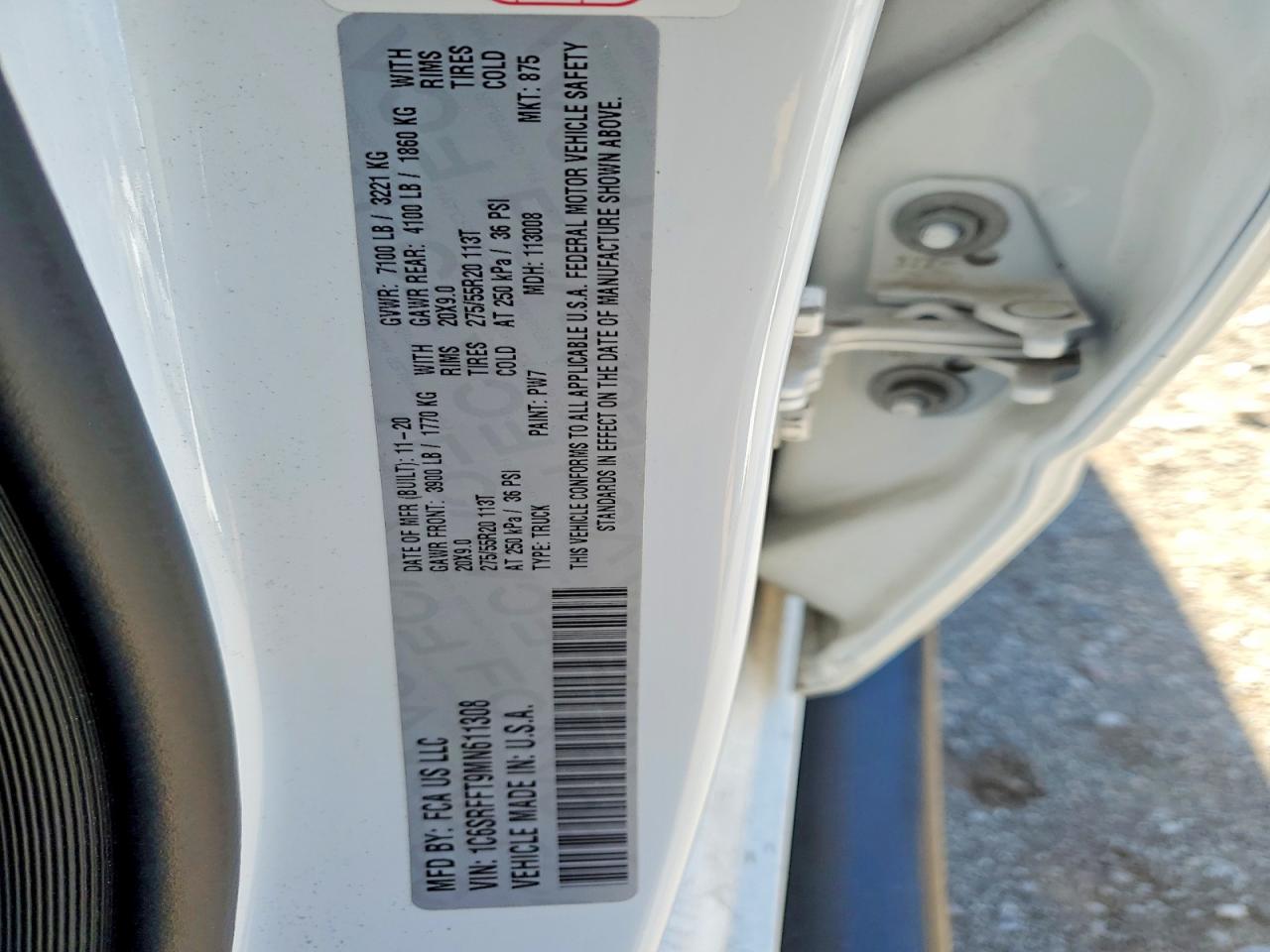 2021 RAM 1500 BIG HORN/LONE STAR photo 12