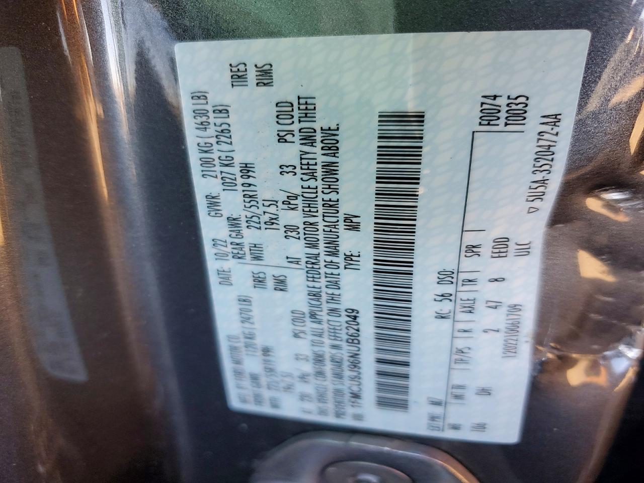 2022 FORD ESCAPE TITANIUM photo 14