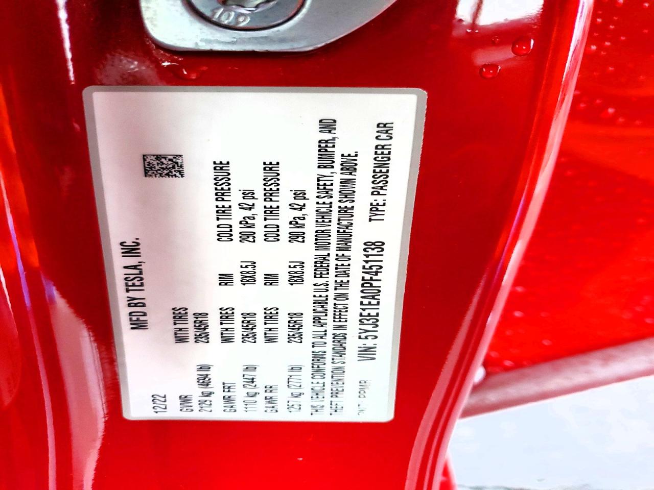 2023 TESLA MODEL 3 photo 34