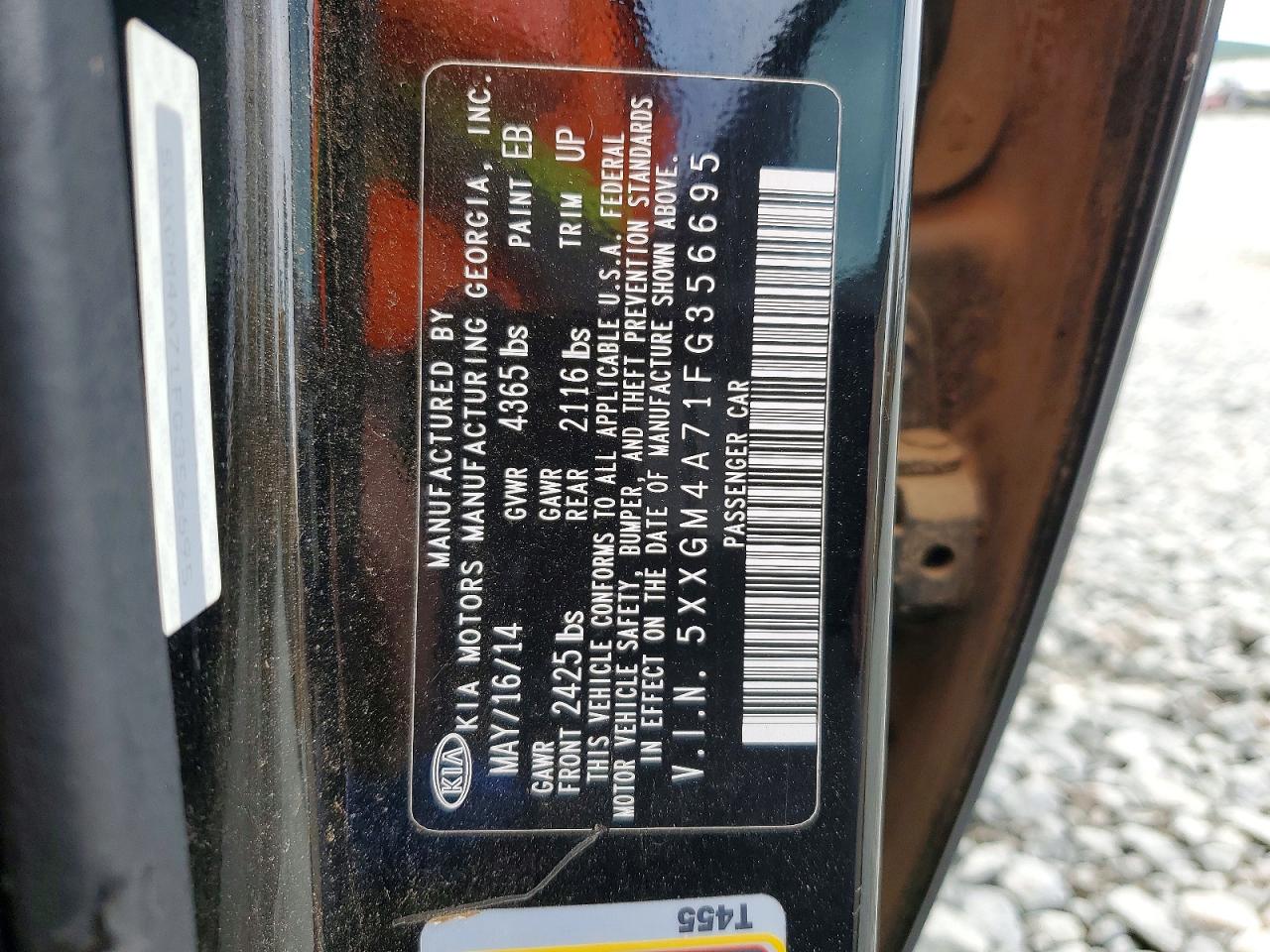 2015 KIA OPTIMA LX photo 13