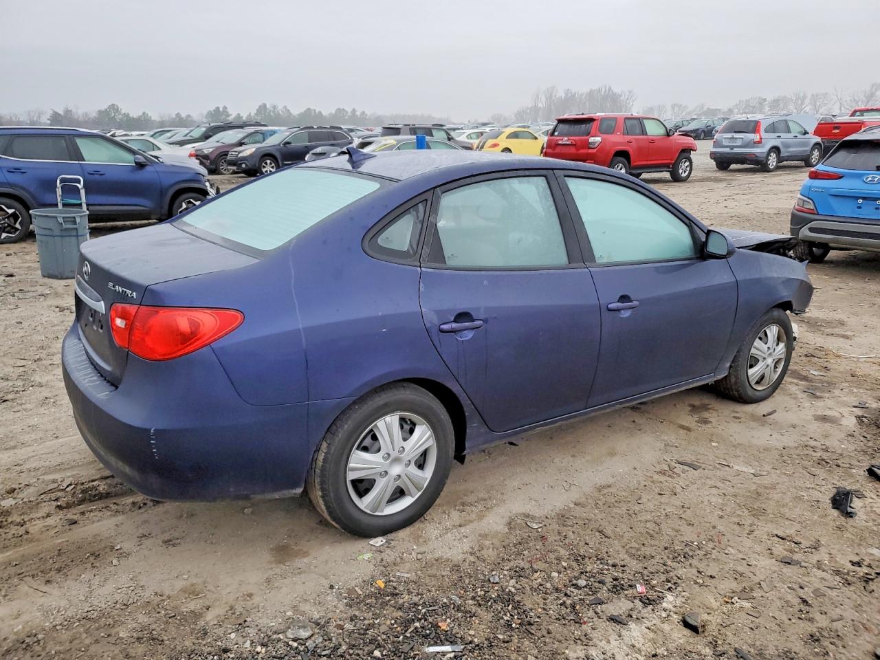 2010 HYUNDAI ELANTRA BLUE photo 3