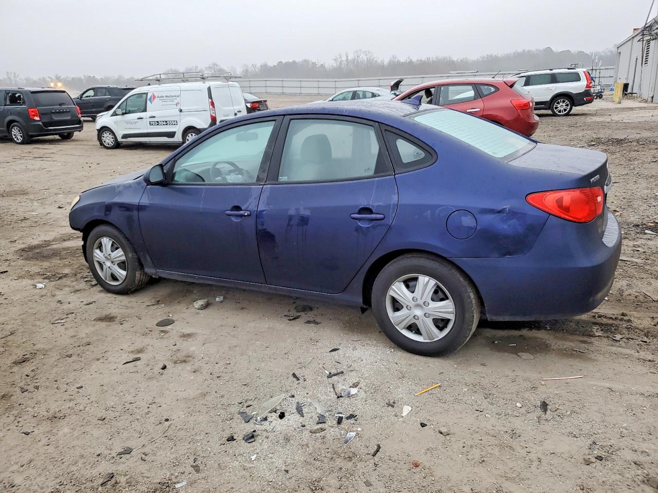 2010 HYUNDAI ELANTRA BLUE photo 2
